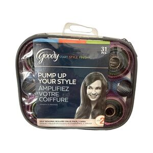 Goody Start Style Finish Self-Holding Hair Roller, Multi Pack, 31 Count
